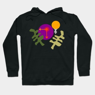 Rain forest and time space Hoodie